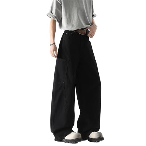 Men's Pants Workwear Youth Retro Loose Fit High Street Couple Style Spring Long Pants for Men