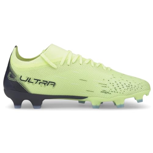 PUMA Womens Ultra Match Firm GroundArtificial Ground Soccer Cleats Cleated, Firm Ground, Turf - Yellow - Size 7.5 M