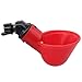 MOTOKU Poultry Quail Chicken Hen Duck Automatic Water Drinking Cups Waterer Drinker with Nuts 30 Pack