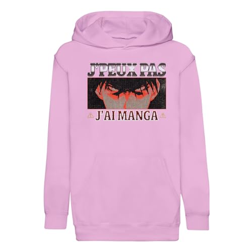 Sweat à capuche manga enfant idéal pour le collège et les après-midis anime