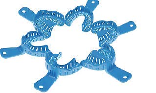 Bandeja de impresión de implante autoclavable dental Pack de pequeño superior e inferior 6pcpk