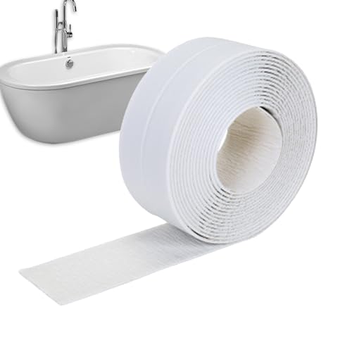 Cinta Selladora Para Pared, Sellador Para Cocina Y Baño, Adhesivo Para Calafateo Impermeable, Barrera Protectora Flexible, Protector De Borde Para Encimera De Lavabo, Relleno De Huecos Para Inodoro, S