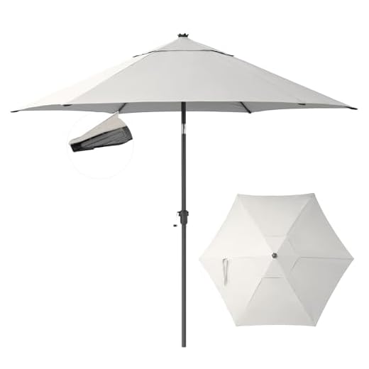 CROWN SHADES 9 Ft Patio Umbrella