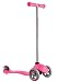 Globber 3 Wheel Kick Scooter with Patented Steering Lock and Optional LED Light Up Wheels (Pink/Chrome)