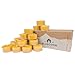 Bluecorn Beeswax 100% Pure Beeswax Tea Lights (24 case, Raw)