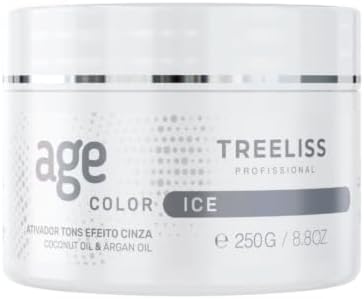 Matizador Cinza Efeito Platinado Age Color Ice Treeliss Ideal par...