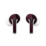 SopiGuard Sticker Skin for 2022 Apple AirPods Pro 1st and 2nd Gen Earbuds Vinyl Wrap (3M Gloss Black Rose)