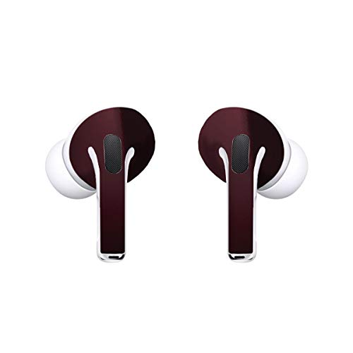Skin Airpods Pro vinyle 3M protection anti-rayure noir brillant rose pour boîtier Apple