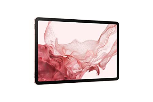 Image of Samsung Galaxy Tab S8 27.94 cm (11 inch) Display, RAM 8 GB, ROM 128 GB Expandable, S Pen in-Box, Wi-Fi+ 5G Tablet, Pink Gold