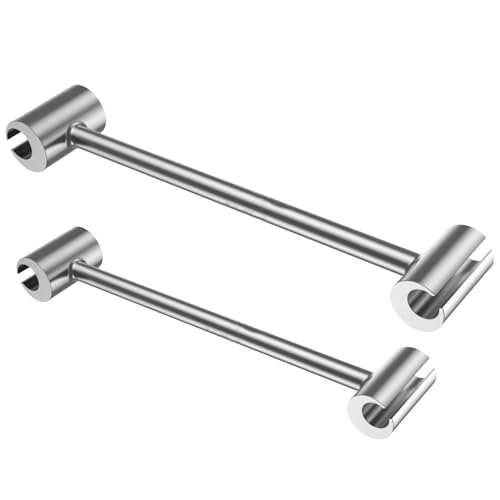 Image of Hinges Gap Adjusting Wrench, Door hinge repair tool, Upgraded steel double-ended door hinge repair wrench, Heavy-duty door hinge adjustment tool for standard round bolts (two-pack)