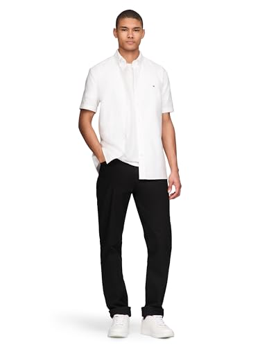 Tommy Hilfiger Short Sleeve Oxford Regular Fit, Men's Button Down Shirts3