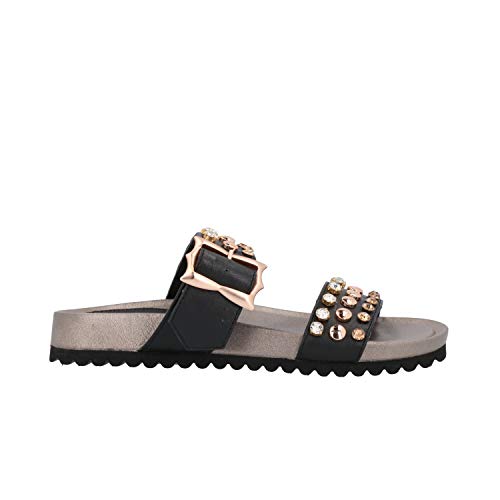 Melluso Ciabatta Nero Scarpe Donna Walk K80086 37