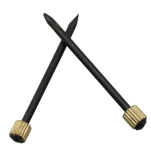 Image of LQ Industrial 40PCS 1.8x35mm Black Copperhead Nails Picture Hanging Peg Hardware Nail Steel Wall Mounted Stud for Fixing Hook and Hanging Kitchen Tool