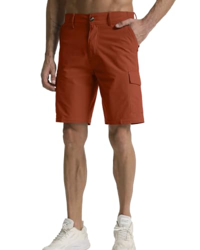 Image of Men's Lightweight Hiking Work Cargo Shorts 9 inch-5 Pockets