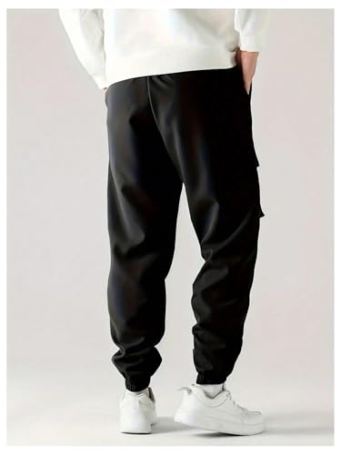 WDIRARA Boy's Cargo Pants Graphic Elastic Waist Workout Joggers Pants Streetwear2