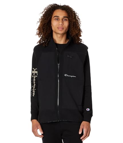 Champion gilet en peau de mouton noir veste polaire sans manche chaude taille S homme