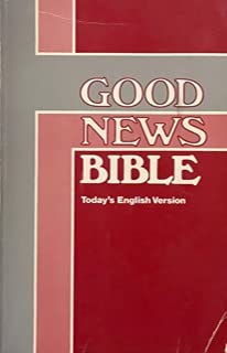 Good News Bible Today's English Version Gray Red Cover 1983 Edition