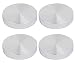 Produktbild sourcingmap 4pcs 50mm Dmr. 10mm Dicke M8 Gewinde Aluminium Scheibe Hardware für Glastisch DE de