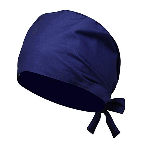 IBLUELOVER Gorro médico para sala de operaciones, unisex, ajustable, para cuidados veterinarios, dentistas, para enfermería, cocina, esteticistas, laboratorio