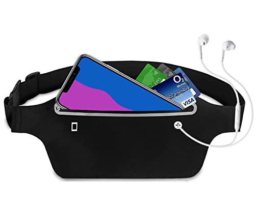 Riñonera Deportiva Para Hombre Impermeable Para Correr Negro | Meses