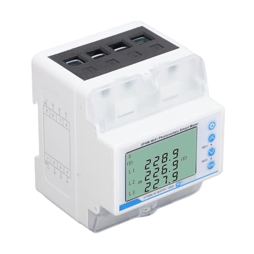 Medidor de energía inteligente WiFi y medidor inteligente fotovoltaico multifunción 100A