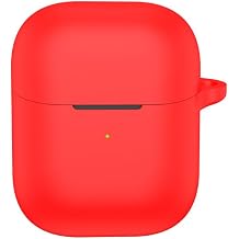 For Oraimo Freepods Neo OTW-330S Headphone Case Silicone Case Drop-proof and Dust-proof Headphone Case Red