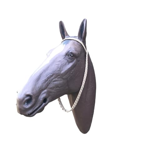 war Bonnet tie Down Horse tack Black (Desert Sand)