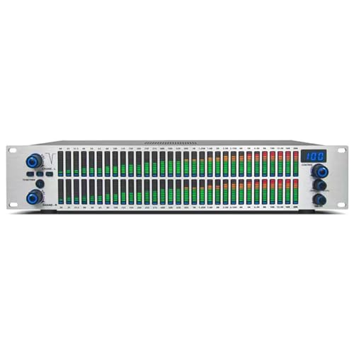 Égaliseur graphique stéréo double canal pour système audio domestique Hi-Fi