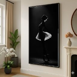 Tableau de danseuse prêt à accrocher sans cadre toile murale chic