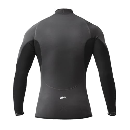 Zhik 2026 Mens Microfleece X Neoprene Wetsuit Top DTP-0580-BLK - Black - miniatura 2