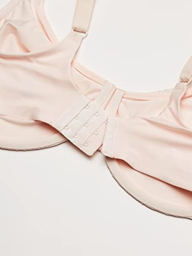 Image of Olga Sheer Leaves Minimizer Bra, 34DD, Rosewater
