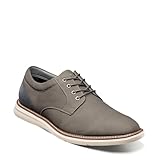 Nunn Bush Men's Chase 2.0 Casual Plain Toe Oxford Contemporary Lace Up, Gray, 11 Wide