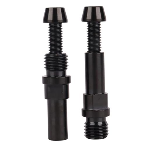 Image of Titanium Ti V-Brake Bosses Bolts, M10x1.25mm & M6x16mm Screws, for Bicycle (Black, 2pcs M10+2pcs M6)