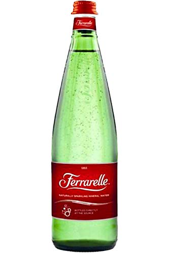 Ferrarelle Sparkling Natural Mineral Water - 750 mL (6 Glass Bottles)