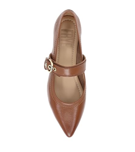 Frye Heather Buckle Mary Jane Flats-Sandals for Women - Elegant Leather Footwear with Adjustable Strap and Comfortable Fit4