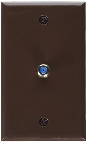 Datacomm 32-2024-BR 2.4 GHz Coax Wall Plate (Brown)
