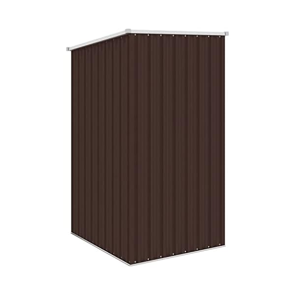 vidaXL Gerätehaus ohne Boden Geräteschuppen Garten Schuppen Gartenhaus Gartenschrank Geräteschrank Braun 87x98x159cm… – Bild 6