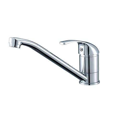 Mitigeur évier ZR98US chromé poli extensible et pivotant pour cuisine
