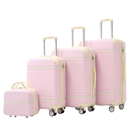 Hardshell Luggage Sets 4 Piece Spinner Suitcase Travel Set With TSA Lock