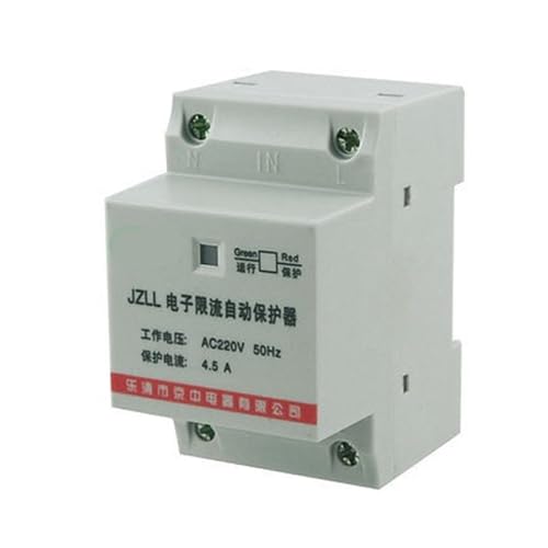 Disjoncteur électronique AC 220V 4,5A bipolaire pour rail DIN 35mm