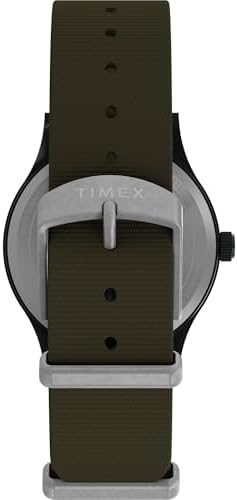 Timex Men's Expedition Scout 36.5mm Watch - Green Slip-Thru Single Layer Green Dial Black Case - 2