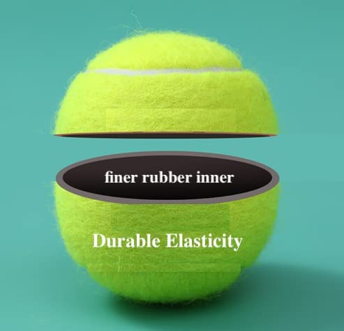 Viv 50 Pack Tennis Balls Bulk, 12-200+ Case Advanced Practice Balls Pressure Bouncing 53In High Durable, Official Size Pet Dog Playing Ball, Good For Tennis Training Machine & Kids Play On All Courts #TOP3