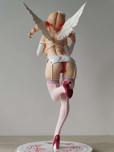 NFsgVCGJ Figura desmontable de 27 cm de Skytube Tenshi-chan Angel de Anime Pretty Gril Bunn, ilustración de Tenshi-chan de Matarou, figura de acción, modelo coleccionable, juguetes, accesorios