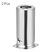 MECCANIXITY 9pin Ceramic Vacuum Tube Socket Valve 53mm Aluminum Shield for 12AX7 12AU7 ECC83 ECC82 Tube, Silver Tone Pack of 2
