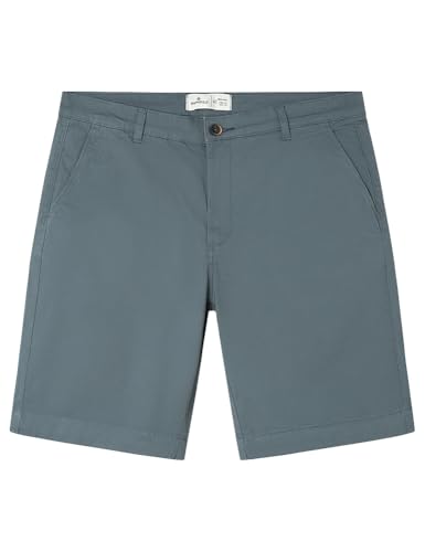 Bermuda chino basic en toile de coton premium aux finitions soignées