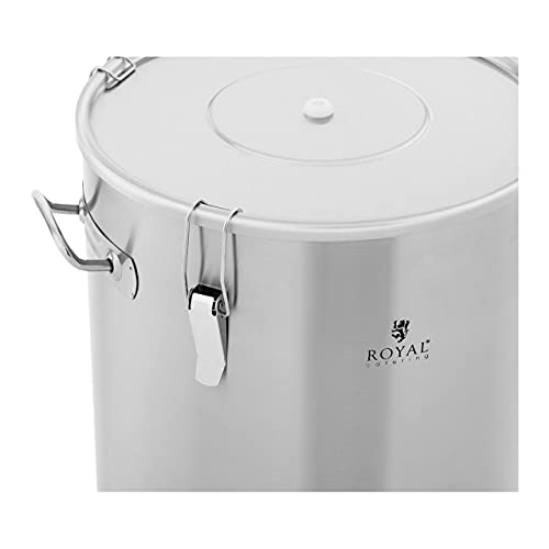 Royal Catering RCBM-60CF Cuve De Fermentation Fermenteur Bi?re Inox Conique (60l, Plage de température : 0-40 °C, Thermom?tre : °C / °F, Double syst?me de d'évacuation) - Image 4