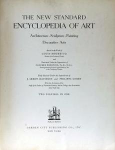 New Standard Encyclopedia of Art Architecture Sulpture Painting Decorative Arts Two Volumes in One