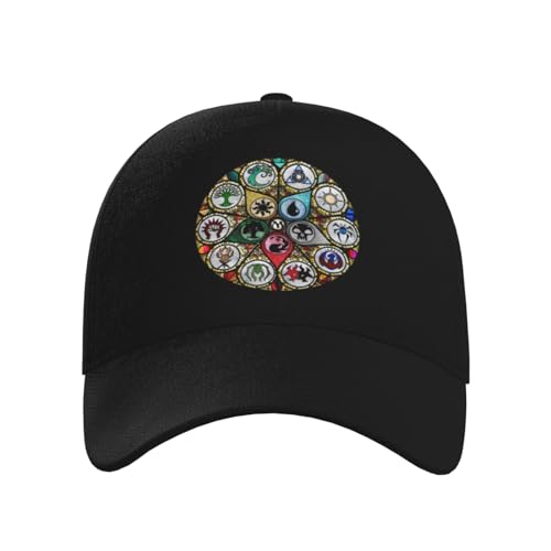 MTG Stained Glass Baseball Hats for Men and Women - Classic Adjustable Hats2
