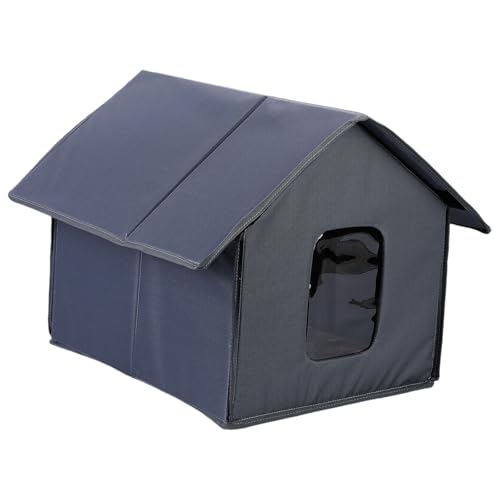 Tente imperméable pour l'hiver : maison chaude et isolante pour chat - 2
