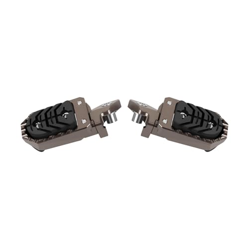 Repose-pieds de moto pour R1300GS en finition alu brossé haut de gamme
